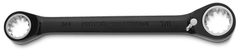 Proto® Black Chrome Double Box Reversible Ratcheting Wrench 3/4" x 7/8" - Spline - Exact Tool & Supply