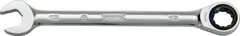 Proto® Full Polish Combination Non-Reversible Ratcheting Wrench 17 mm - 12 Point - Exact Tool & Supply