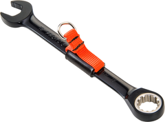 Proto® Tether-Ready Black Chrome Combination Non-Reversible Ratcheting Wrench 12 mm - Spline - Exact Tool & Supply