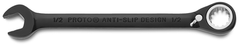 Proto® Black Chrome Combination Reversible Ratcheting Wrench 1/2" - Spline - Exact Tool & Supply