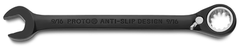 Proto® Black Chrome Combination Reversible Ratcheting Wrench 9/16" - Spline - Exact Tool & Supply