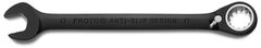 Proto® Black Chrome Combination Reversible Ratcheting Wrench 17 mm - Spline - Exact Tool & Supply