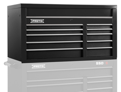 Proto® 550S 50" Top Chest - 10 Drawer, Dual Black - Exact Tool & Supply