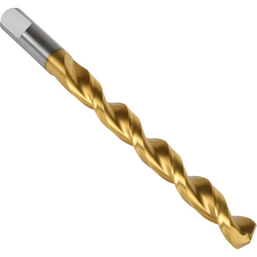 #45 Precision Twist Drill HSS TiN QC 135 Jobber Drill ANSI Series QC21G E-code # QC21GN45 - Exact Tool & Supply