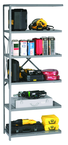 36 x 18 x 87" - 20 Gauge - Heavy Duty Industrial Shelving Adder Unit - Exact Tool & Supply