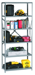 36 x 18 x 87" - 20 Gauge - Heavy Duty Industrial Shelving - Exact Tool & Supply