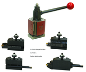 Quadra Index Std Tool Post & Holder Set - Series QITP25 - Exact Tool & Supply
