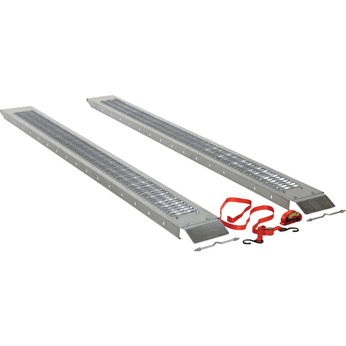 Steel Van Ramps (Set Of 2) 96 × 18 × 2 - Exact Tool & Supply