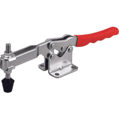 750 lbs U-Bar Flanged Base Horizontal Hold-Down Clamp - Exact Tool & Supply