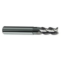 10mm Dia. - 72mm OAL - 3 FL Variable Helix Bright Carbide End Mill - Exact Tool & Supply