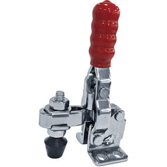 200 lbs U-Bar Flanged Base Vertical Hold-Down Clamp Stainless Steel - Exact Tool & Supply