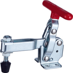 375 lbs T-Handle U-Bar Flanged Base Vertical Hold-Down Clamp - Exact Tool & Supply