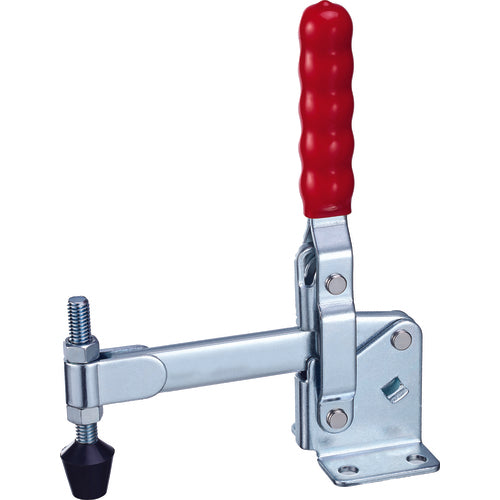 750 lbs Solid Bar Flanged Base Vertical Hold-Down Clamp - Exact Tool & Supply