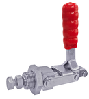 300 lbs M8 Thread Body Straight Line Clamp Stainless Steel - Exact Tool & Supply