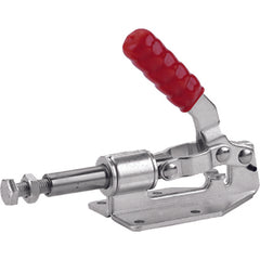 300 lbs 5/16-18 Flanged Base Straight Line Clamp - Exact Tool & Supply