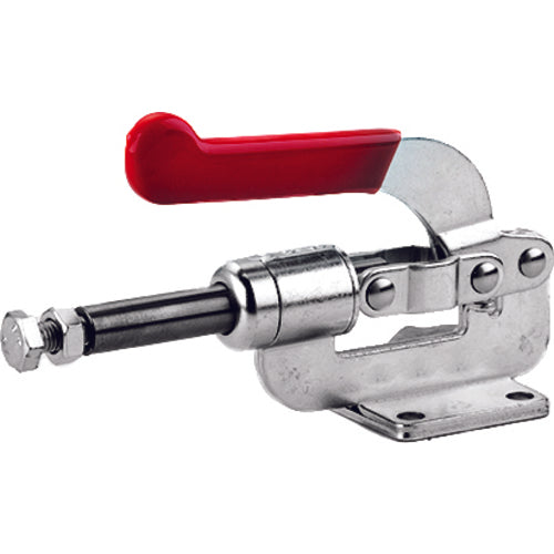 800 lbs 3/8-16 Flanged Base Straight Line Clamp - Exact Tool & Supply