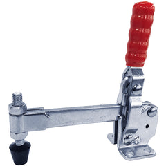500 lbs Solid Long Bar Flanged Base Vertical Hold-Down Clamp - Exact Tool & Supply