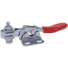 60 lbs U-Bar Flanged Base Stainless Steel Horizontal Hold-Down Clamp - Exact Tool & Supply
