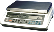 #HD12KB - 30 lb x .005 lb (12 kg x 2g) Capacity - Counting Scale - Exact Tool & Supply