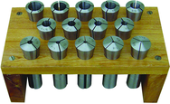 R8 Round Collet Set - 1/16 to 7/8 x 16ths - Exact Tool & Supply