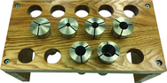 R8 Round Collet Set - 1/8 to 3/4 x 8ths - Exact Tool & Supply