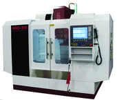 MC30 CNC Machining Center, Travels X-Axis 30",Y-Axis 18", Z-Axis 22" , Table Size 16.5" X 31.5", 25HP 220V 3PH Motor, CAT40 Spindle, Spindle Speeds 60 - 8,500 Rpm, 24 Station High Speed Arm Type Tool Changer - Exact Tool & Supply