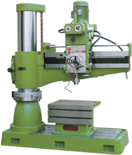 Radial Drill Press - #TPR1230 - 48-1/2'' Swing; 2HP, 3PH, 220V Motor - Exact Tool & Supply