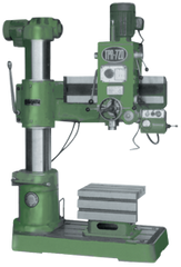 Radial Drill Press - #TPR720A - 29-1/2'' Swing; 2HP, 3PH, 220V Motor - Exact Tool & Supply