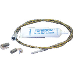 Model MK9 - Contains: Motor Brushes, Flex Shaft, Motor Oil, Grease; For: Ball Bearing Motors, CC, DD, MM - Maintenance Kit for Flex Shaft Grindder - Exact Tool & Supply