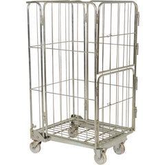 Galv Nestable Roller Container 26.375 × 59 - Exact Tool & Supply