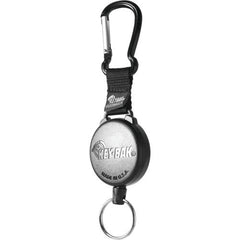 Model: 488B - Securit 48″ Kevlar Cord Retractor with Carabineer Clip - Split Ring Attachment - Exact Tool & Supply