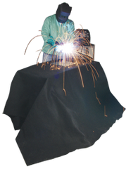 4' x 6' - Black Carbon Fiber Welding Blanket - Exact Tool & Supply