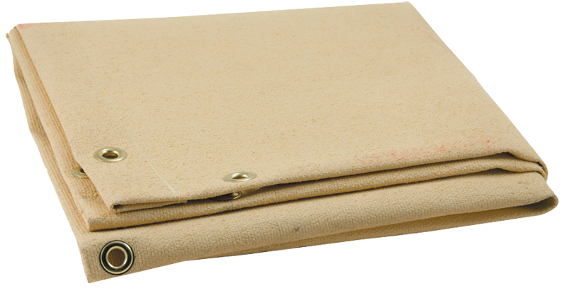 6' x 8' - Yellow Goldenglass Fiberglass Welding Blanket - Exact Tool & Supply