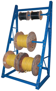 36 x 36 x 96 - 3-Axle Reel Rack - Exact Tool & Supply