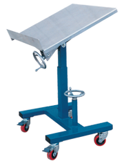 Tilting Work Table - 24 x 24'' 300 lb Capacity; 21-1/2 to 42" Service Range - Exact Tool & Supply