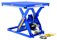 Electric Hydraulic Scissor Lift Table - Platform Size 30 x 60 - 2HP, 460V, 3 phase, 60 Hz totally enclosed motor - Exact Tool & Supply