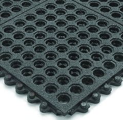 24/Seven w/ GritWorks 3' x 3' NBR Work Mat - Exact Tool & Supply