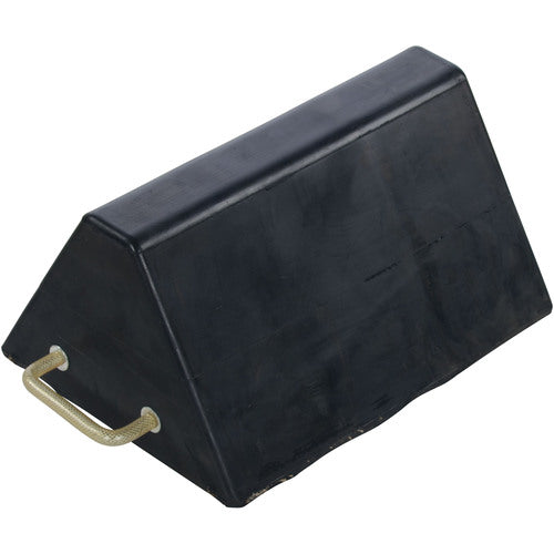 Jumbo Molded Rubber Wheel Chock 16″ - Exact Tool & Supply