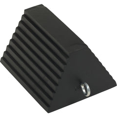 Rubber Wheel Chock-Eye Bolt 9.50″ - Exact Tool & Supply