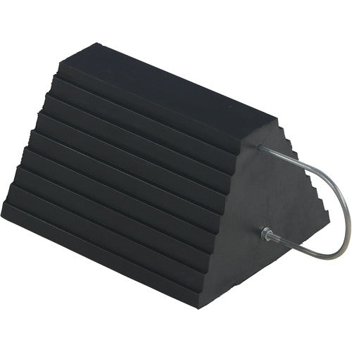 Rubber Wheel Chock-"U" Handle 9.25″ - Exact Tool & Supply