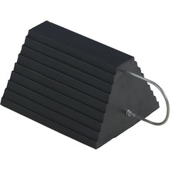 Rubber Wheel Chock-"U" Handle 9.25″ - Exact Tool & Supply