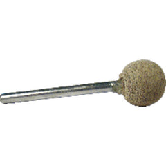 1/8″ × 1 1/2″ Shank-1/2″ × 1/2″ - B121 - Cotton Reinforced Aluminum Oxide Mounted Point - Exact Tool & Supply