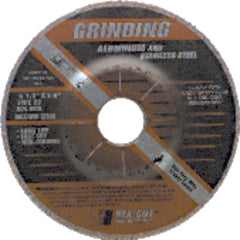 4 1/2″ × 1/4″ × 7/8″ - Aluminum Oxide A36GFX - Depressed Center Wheel - Exact Tool & Supply