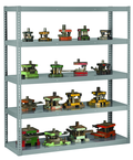 48"W x 18"D x 84"H Tool & Die Rack 5 Levels w/4,000 lbs capacity per level - Exact Tool & Supply