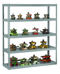 60"W x 24"D x 72"H Tool & Die Rack 5 Levels w/3,200 lbs capacity per level - Exact Tool & Supply
