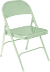 Steel Folding Chair - 19-Gauge 7/8" Tubular Frame 2½" Frame Strengtheners - Exact Tool & Supply