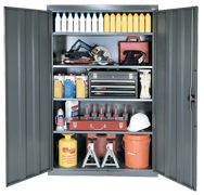 36 x 24 x 72'' (Sand, Gray, Charcoil, or Black (Please specify)) - Storage Cabinet - Exact Tool & Supply