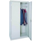 46 x 24 x 72'' (Sand, Gray, Charcoil, or Black (Please specify)) - Combo Wardrobe/Storage Cabinet - Exact Tool & Supply