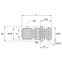RK50HPCV RETENTION KNOB - Exact Tool & Supply
