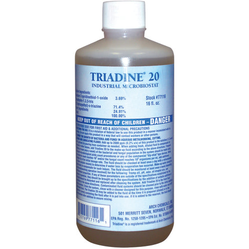 ‎Arch Triadine 20 - Bactericide and Fungicide-16 oz - Exact Tool & Supply